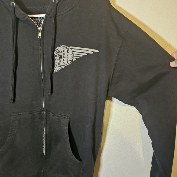 Gas Monkey Garage men's medium hooded zip up - Picture 7 of 15